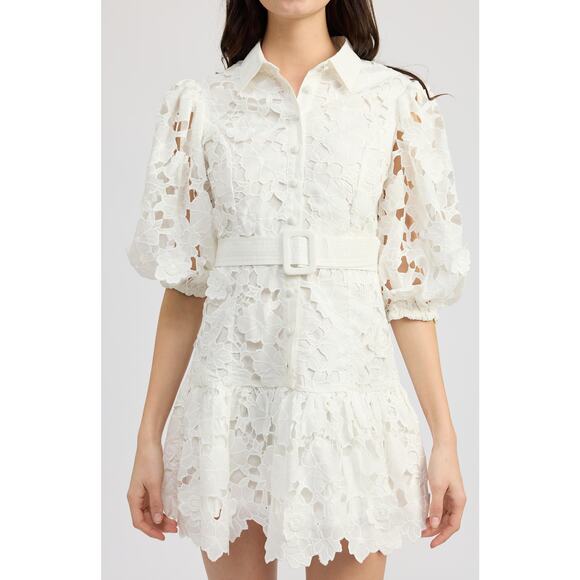 TUCKERNUCK EN Saison Ottis Floral Cutwork Minidress NWT Size Small - Picture 7 of 11
